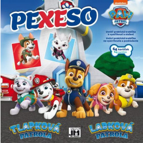 Pexeso v zošite Paw Patrol