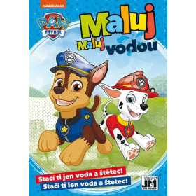 Omaľovánka A5 Maľuj vodou Paw Patrol