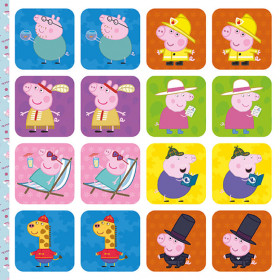 Pexeso v zošite Prasiatko Peppa