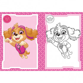 Omaľovánka A5 Paw Patrol/Tlapková Patrola pre dievčatá