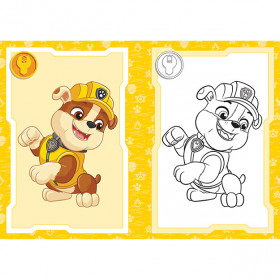 Omaľovánka A5 Paw Patrol/Tlapková Patrola pre chlapcov
