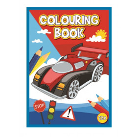 Kniha omaľovánok 72 strán A4 Dopravné prostriedky