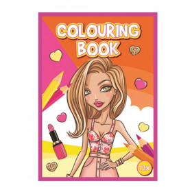 Kniha omaľovánok 72 strán A4 Móda