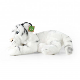 Plyšový tiger biely ležiaci 36 cm ECO-FRIENDLY