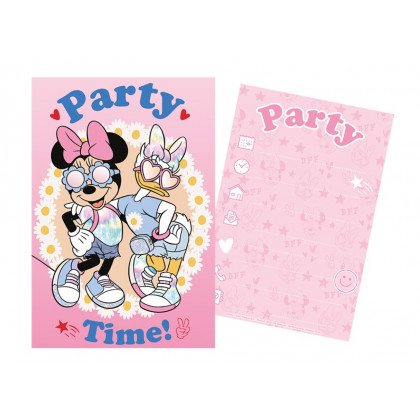 Sada párty 5 pozvánok + 5 obálok Minnie