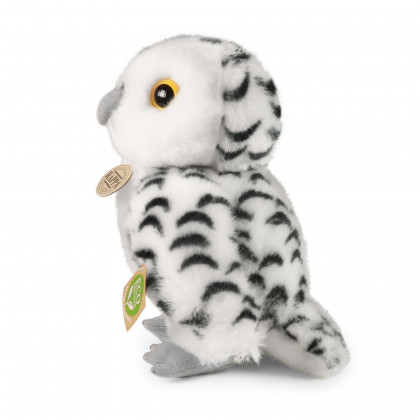 Plyšová sova sněžná 25 cm ECO-FRIENDLY
