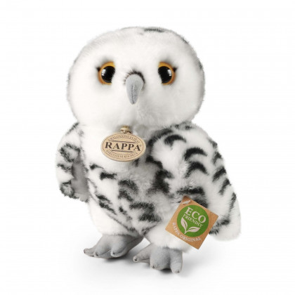 Plyšová sova sněžná 25 cm ECO-FRIENDLY