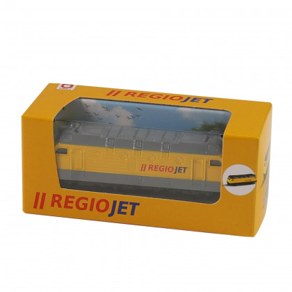 Kovová lokomotíva RegioJet 9 cm
