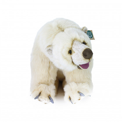 Plyšový ľadový medveď sediaci 43 cm ECO-FRIENDLY
