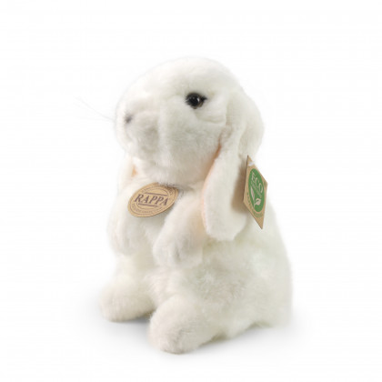 Plyšový králik biely stojaci 18 cm ECO-FRIENDLY