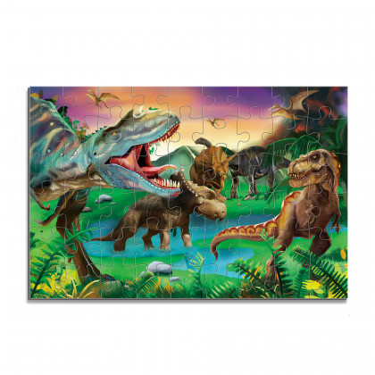 Puzzle s dinosaurami maxi- 54 dielov 87 x 58 cm