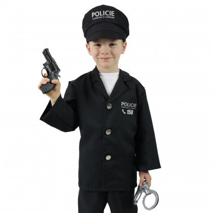 Detský kostým policajt s čiapkou s českou potlačou  (S) e-obal