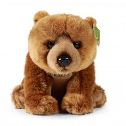 Plyšový medveď Grizzly sediaci 30 cm ECO-FRIENDLY