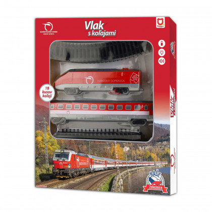 Vlak - Železničná Spoločnosť Slovensko ZSSK so svetlom a zvukom