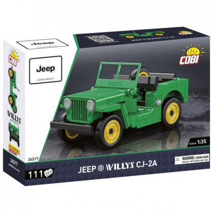 Cobi 24517 Jeep Willys CJ-2A zelený