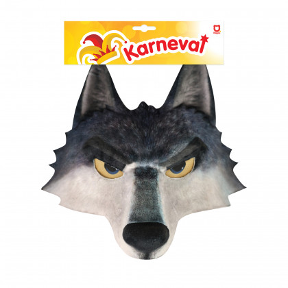 Maska vlka pre dospelých