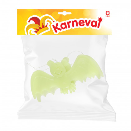 Dekorácia netopier svietiaci v tme 3 ks
