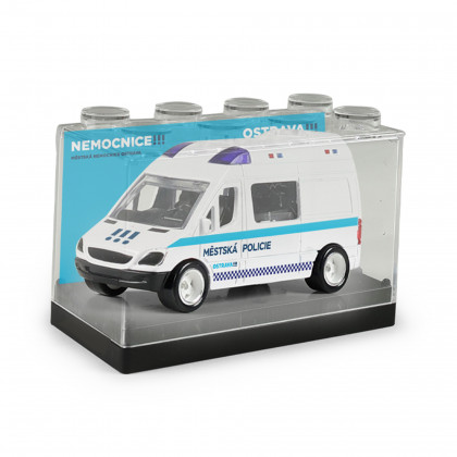Kovové auto polícia Ostrava 7 cm