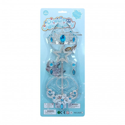 Sada princezná modrá s príslušenstvom