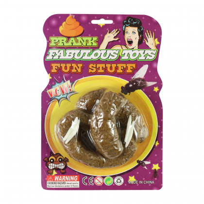 Umelé hovienko / lajno s húsenicami