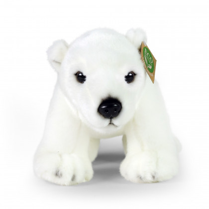 Plyšový medveď ľadový stojaci 30 cm ECO-FRIENDLY