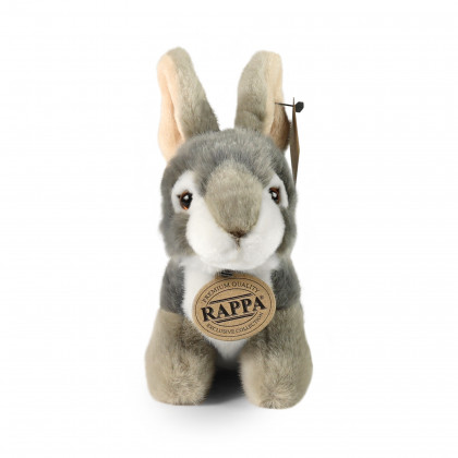 Plyšový králik šedý sediaci 16 cm ECO-FRIENDLY