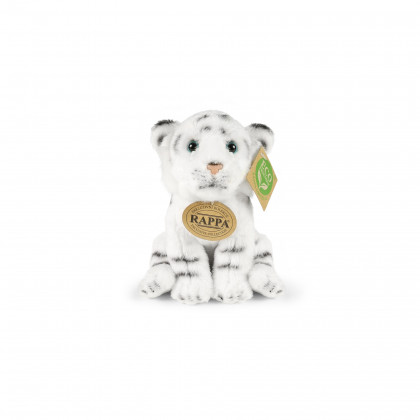 Plyšový tiger biely sediaci 15 cm ECO-FRIENDLY