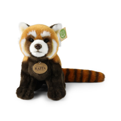 Plyšová panda červená 28 cm ECO-FRIENDLY