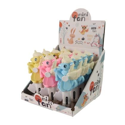 Ručný ventilátor jednorožec