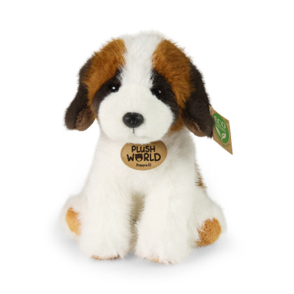 Plyšový pes bernardín 20 cm ECO-FRIENDLY PLUSH WORLD