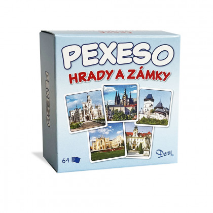 Pexeso Hrady a zámky ČR v krabičke