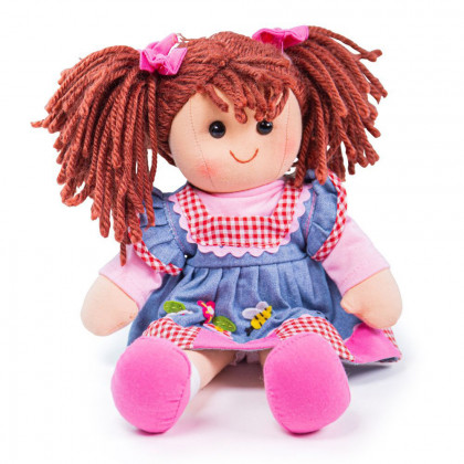 Bigjigs Toys Látková bábika Melody 34 cm