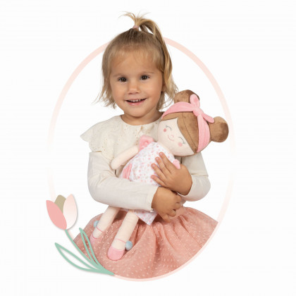 DeCuevas 21074 Plyšová bábika Tulipe 2025 - 36 cm