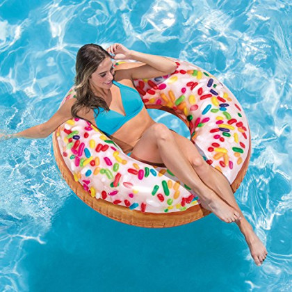 Nafukovací kruh donut s posypom 99 cm