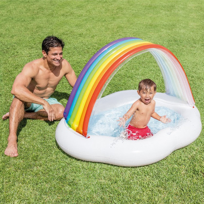 Nafukovací bazén detský Dúha 142 x 119 x 84 cm