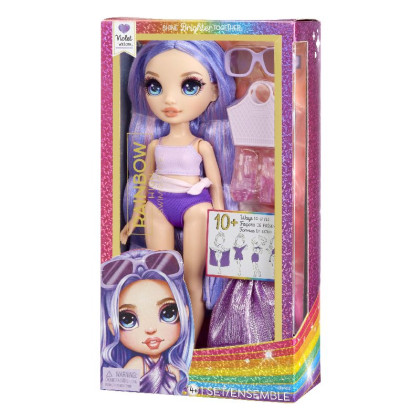 Rainbow High Fashion bábika v plavkách - Violet Willow