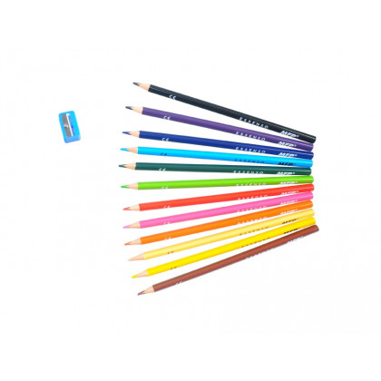 Pastelky MFP ESSENSO 12 ks Voňavé triangular so strúhadlom