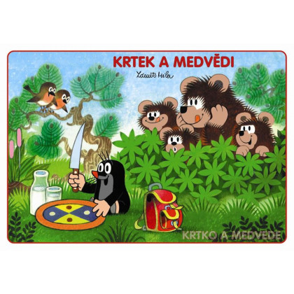 Omalovánka A5 Krtko a medvede