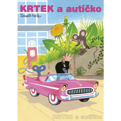 omalovánka A4 Krtko a autíčko