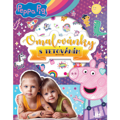 Omaľovánka s tetovaním Prasiatko Peppa