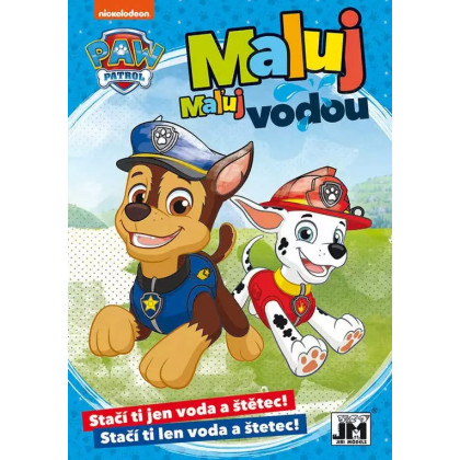 Omaľovánka A5 Maľuj vodou Paw Patrol