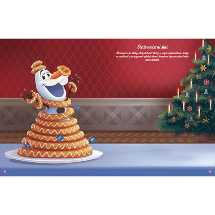 Vianočná samolepková knižka Frozen - Ľadové kráľovstvo