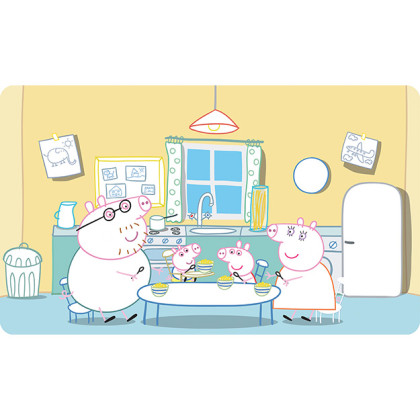 Omaľovánka Maľuj vodou zas a znova Prasiatko Peppa