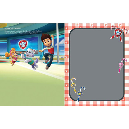 Vianočná samolepková knižka Paw Patrol/Tlapková Patrola