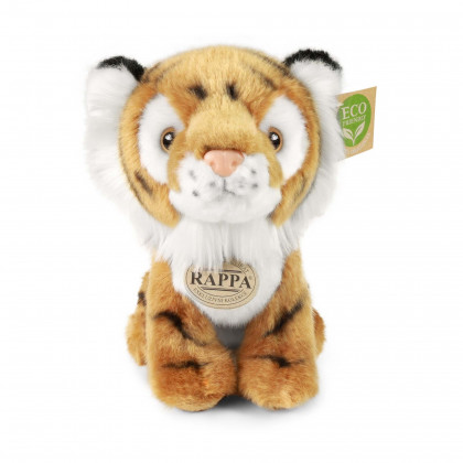 Plyšový tiger sediaci 18 cm ECO-FRIENDLY