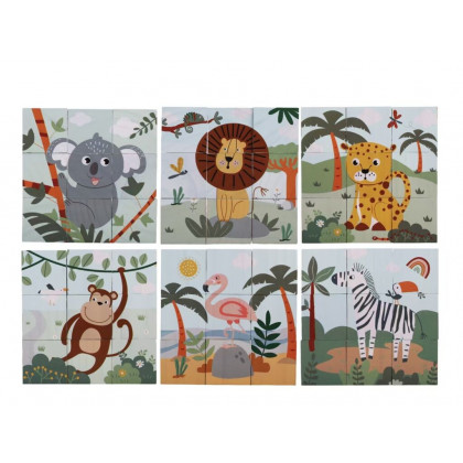 2Kids Toys Drevené kocky Safari