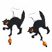 Náušnice mačky Čarodejnice/Halloween
